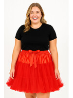 Thetru Petticoat "Showgirl XXL" rood