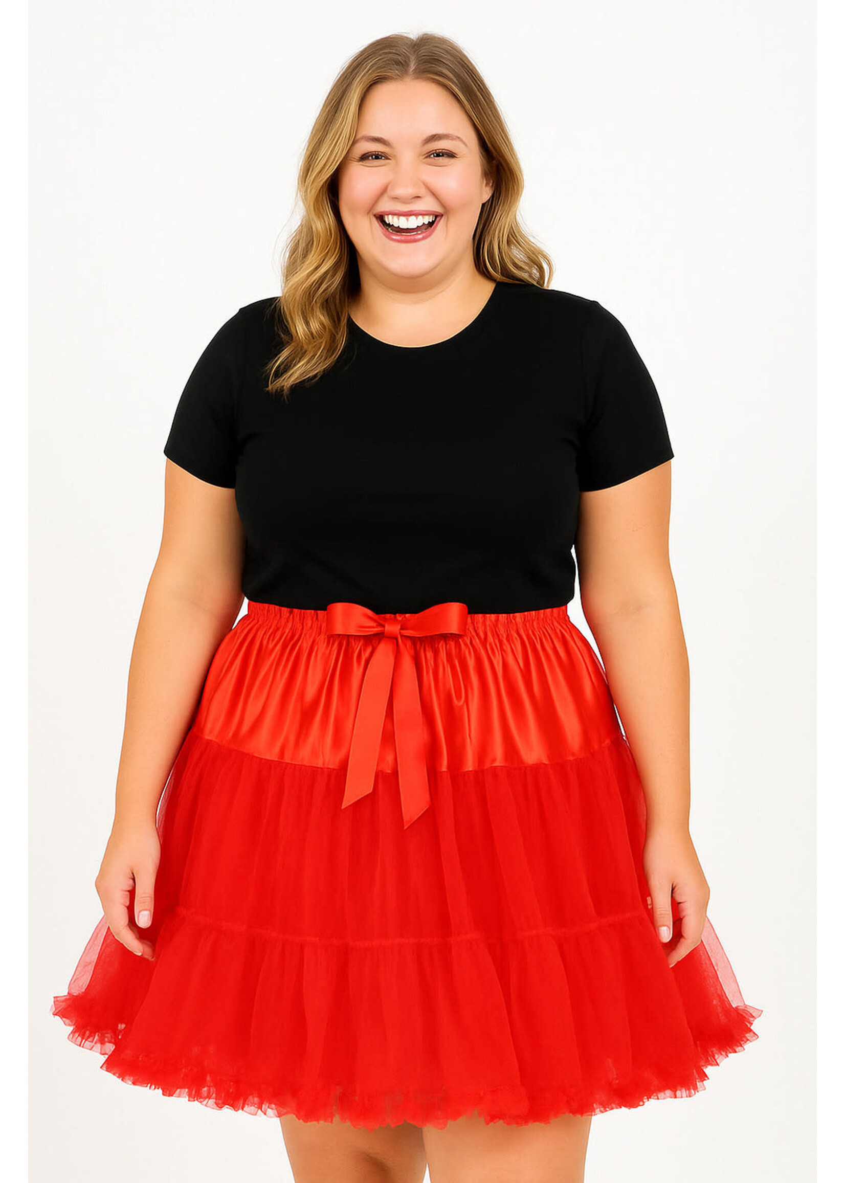Thetru Petticoat "Showgirl XXL" rood