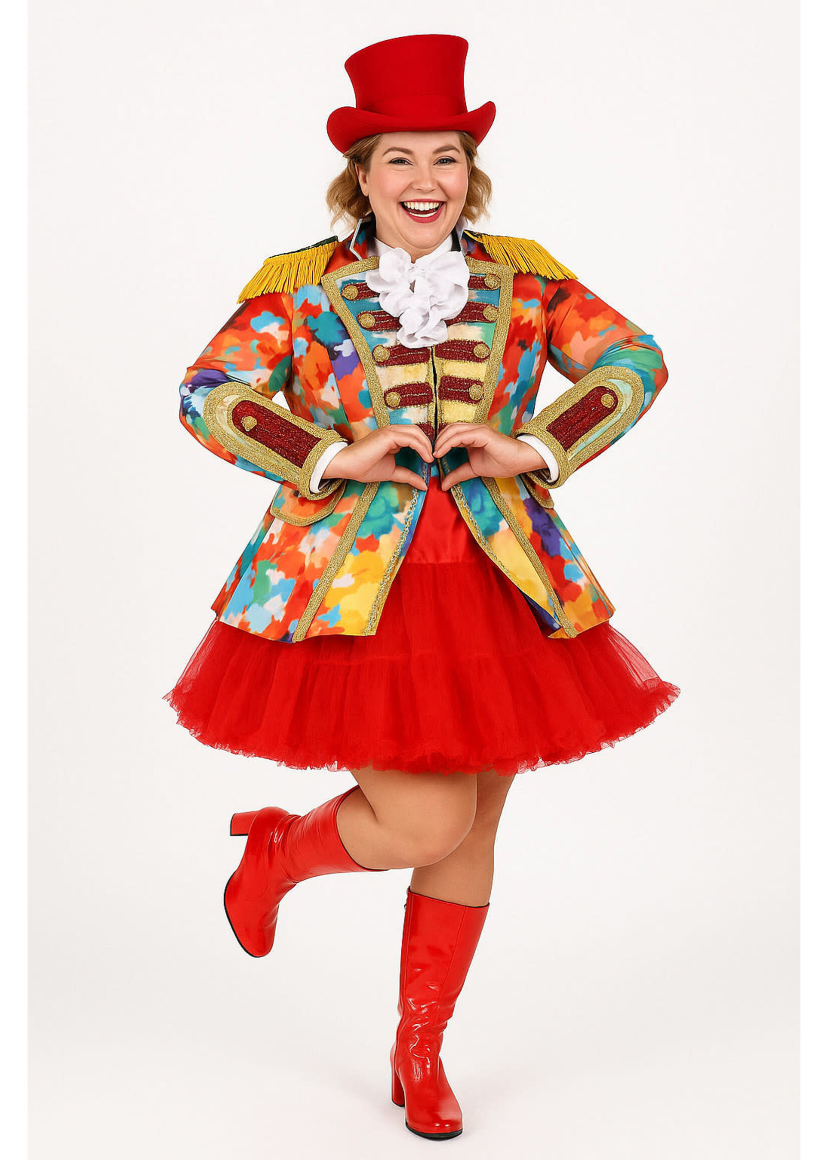 Thetru Petticoat "Showgirl XXL" rood