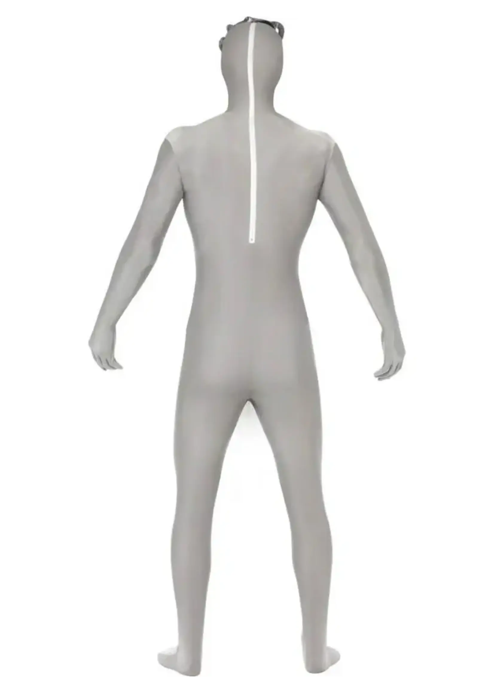 Feestkleding Breda Morphsuit grijze robot