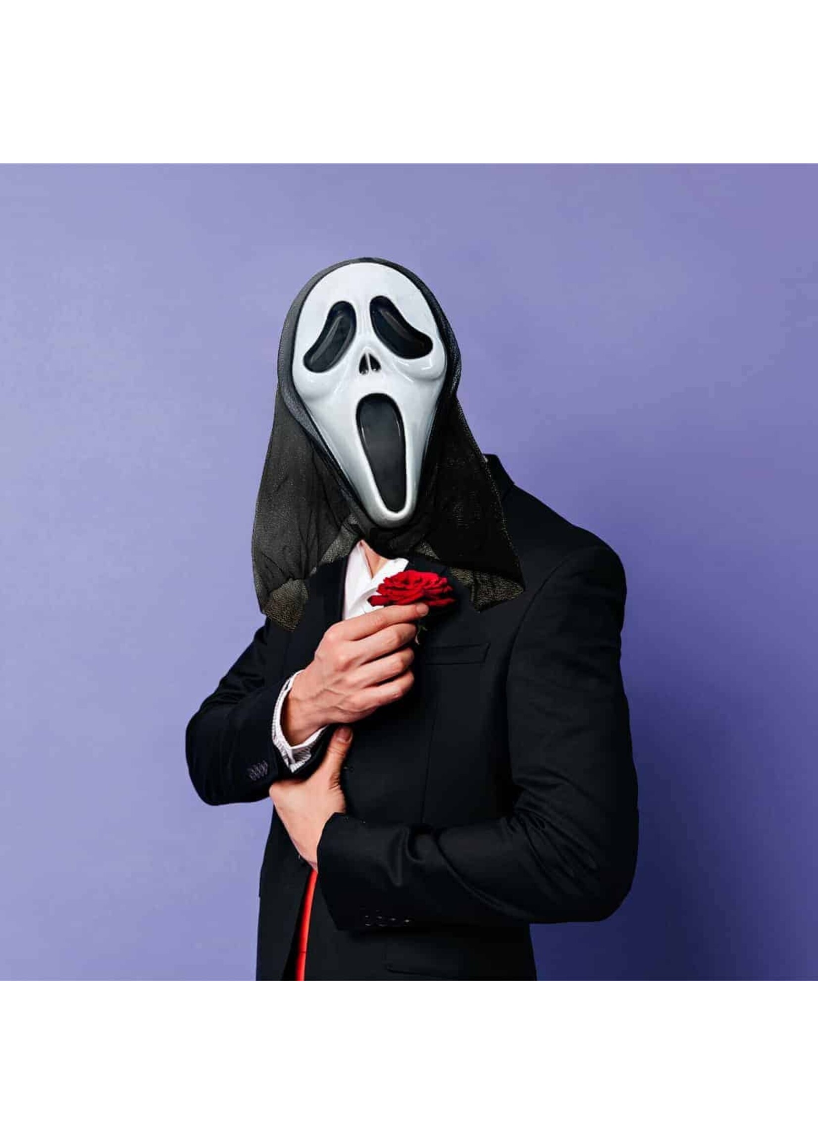 Feestkleding Breda Masker scary ghost 'scream'