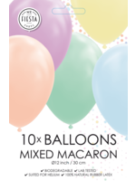We Fiesta Party Ballonnen macarons gemengd 12inch
