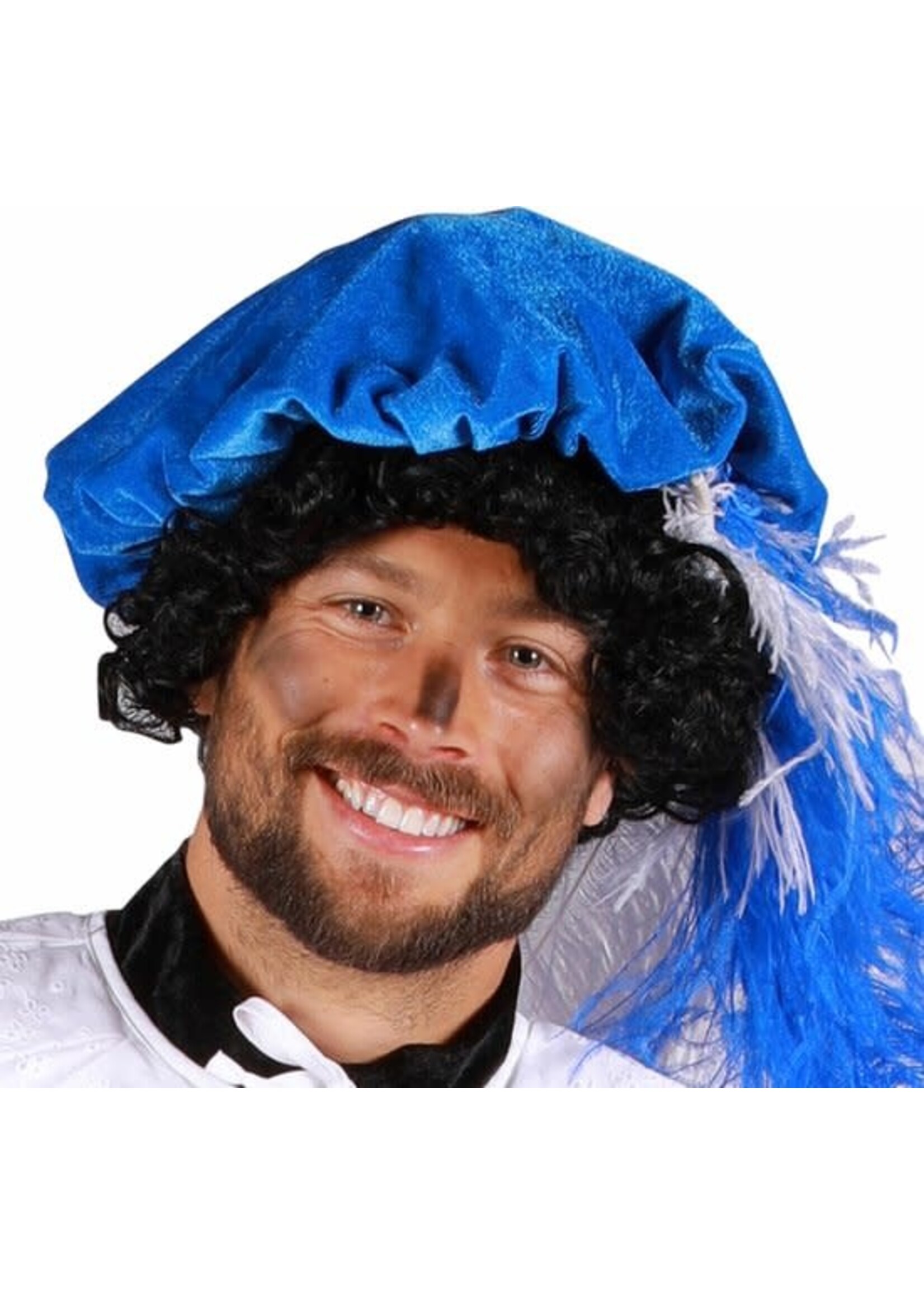 Thetru Baret zonder veer blauw/zwart