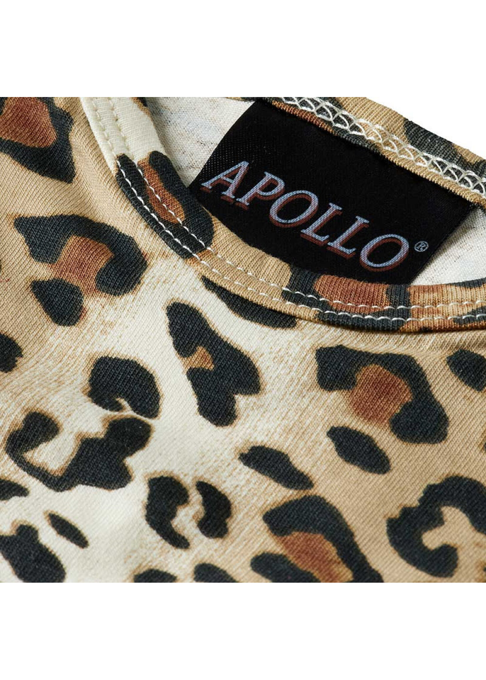 Apollo Spaghettiband top Panter - Luipaard