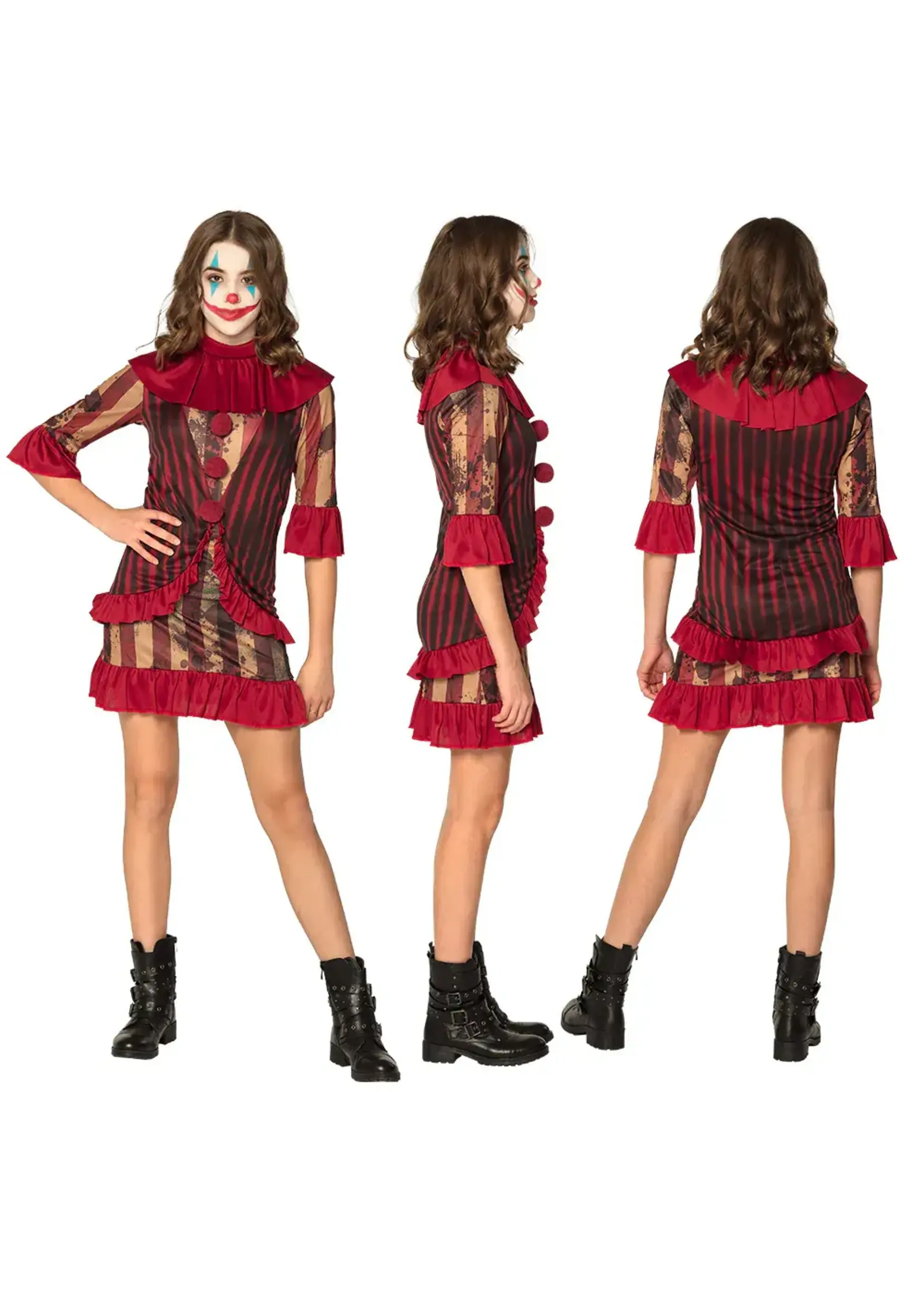 Feestkleding Breda Tienerkostuum Midnight clownette (14-16 jaar)