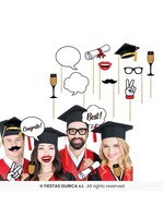 Fiestas Guirca Foto props met afstudeerthema