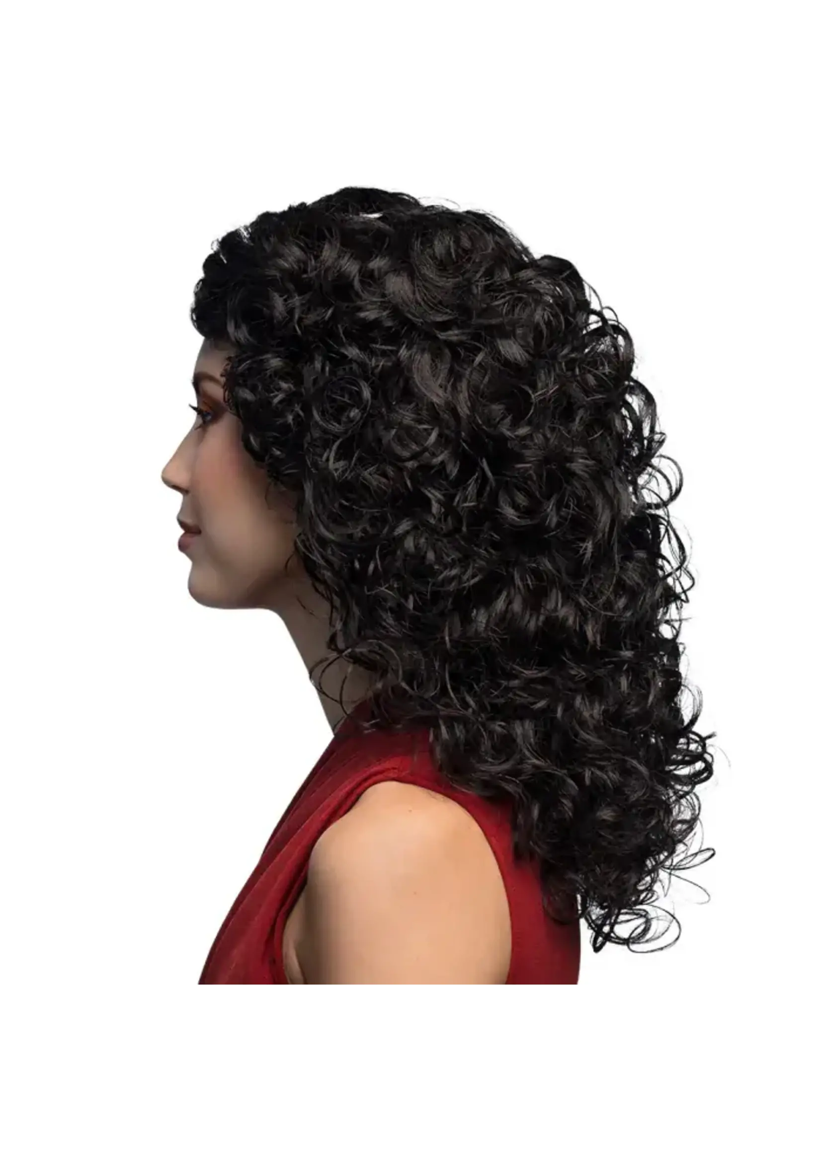 Boland Pruik Norah bruin/zwart