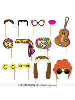 Fiestas Guirca Foto props met hippiethema