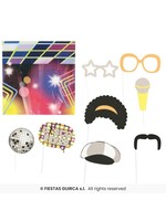 Fiestas Guirca Foto props met discothema