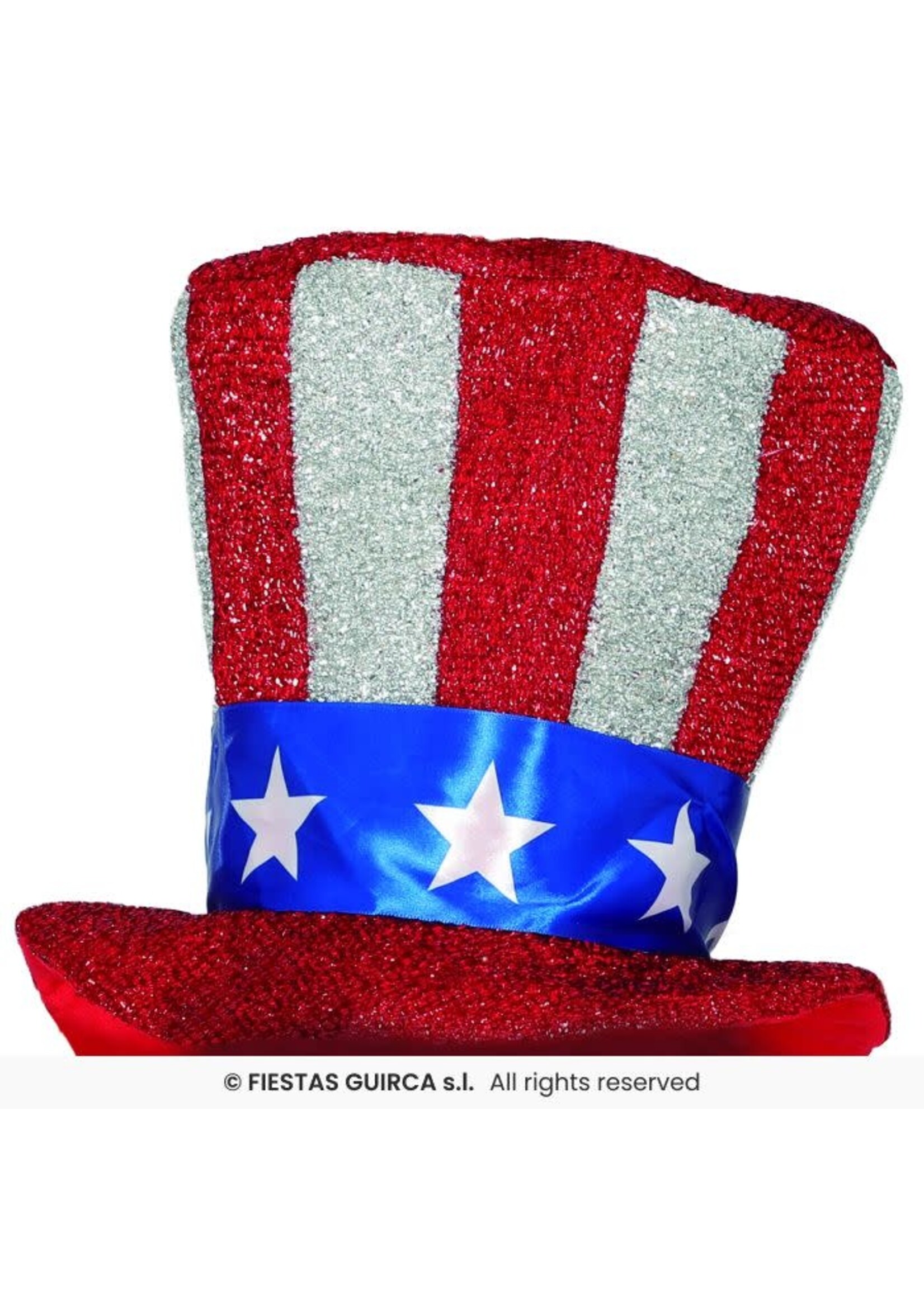 Fiestas Guirca Hoge hoed Amerikaanse vlag