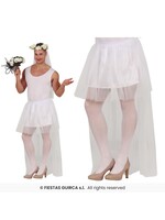 Fiestas Guirca Bruids tutu, 80 cm