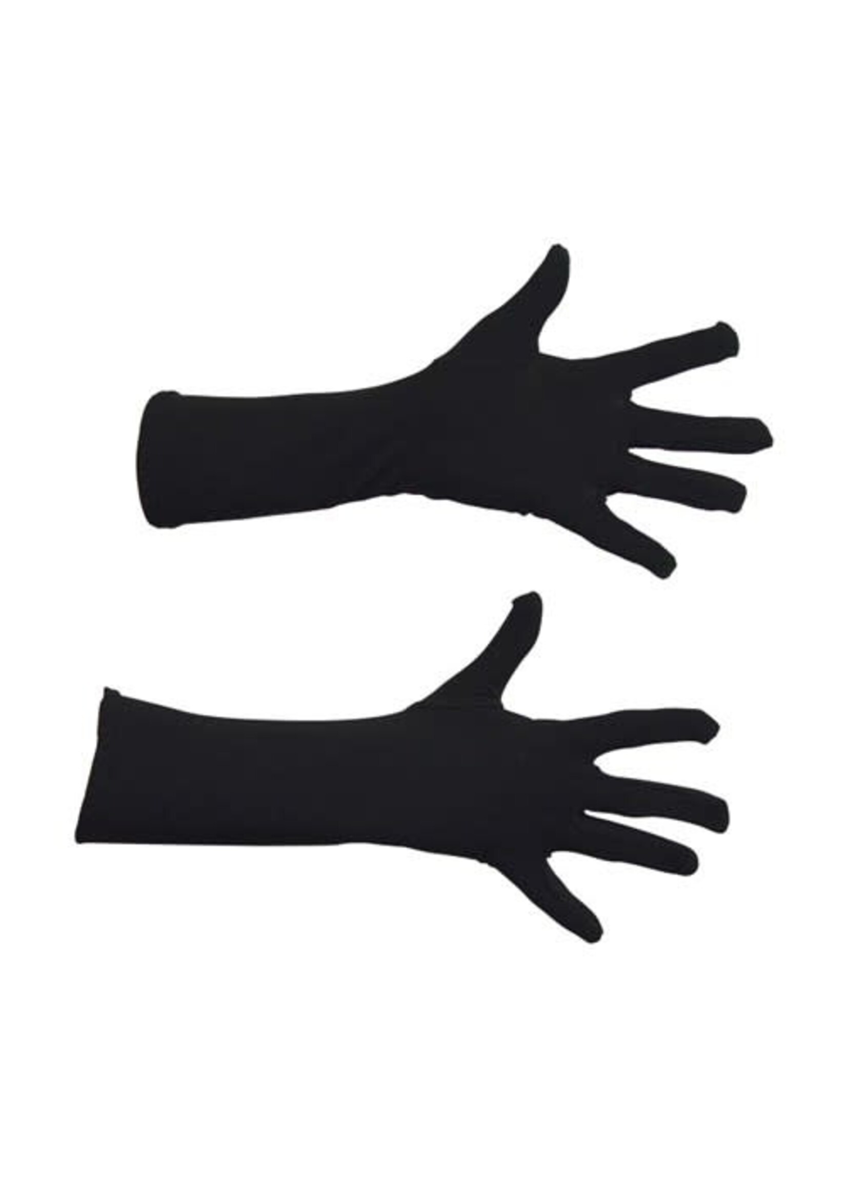 Haza-Witbaard Handschoenen zwart luxe (40cm, mt S)