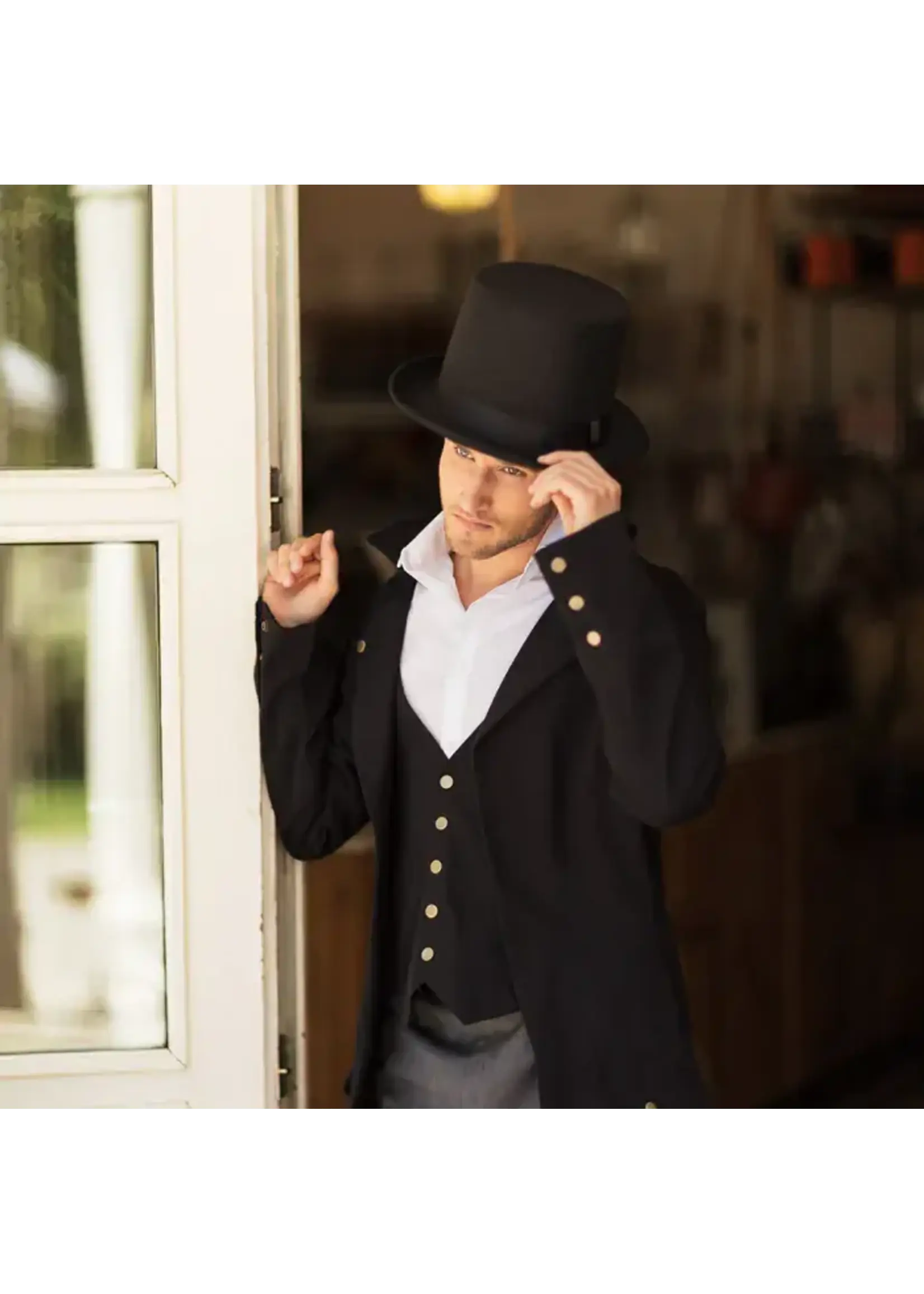 Boland Hoge hoed Byron zwart