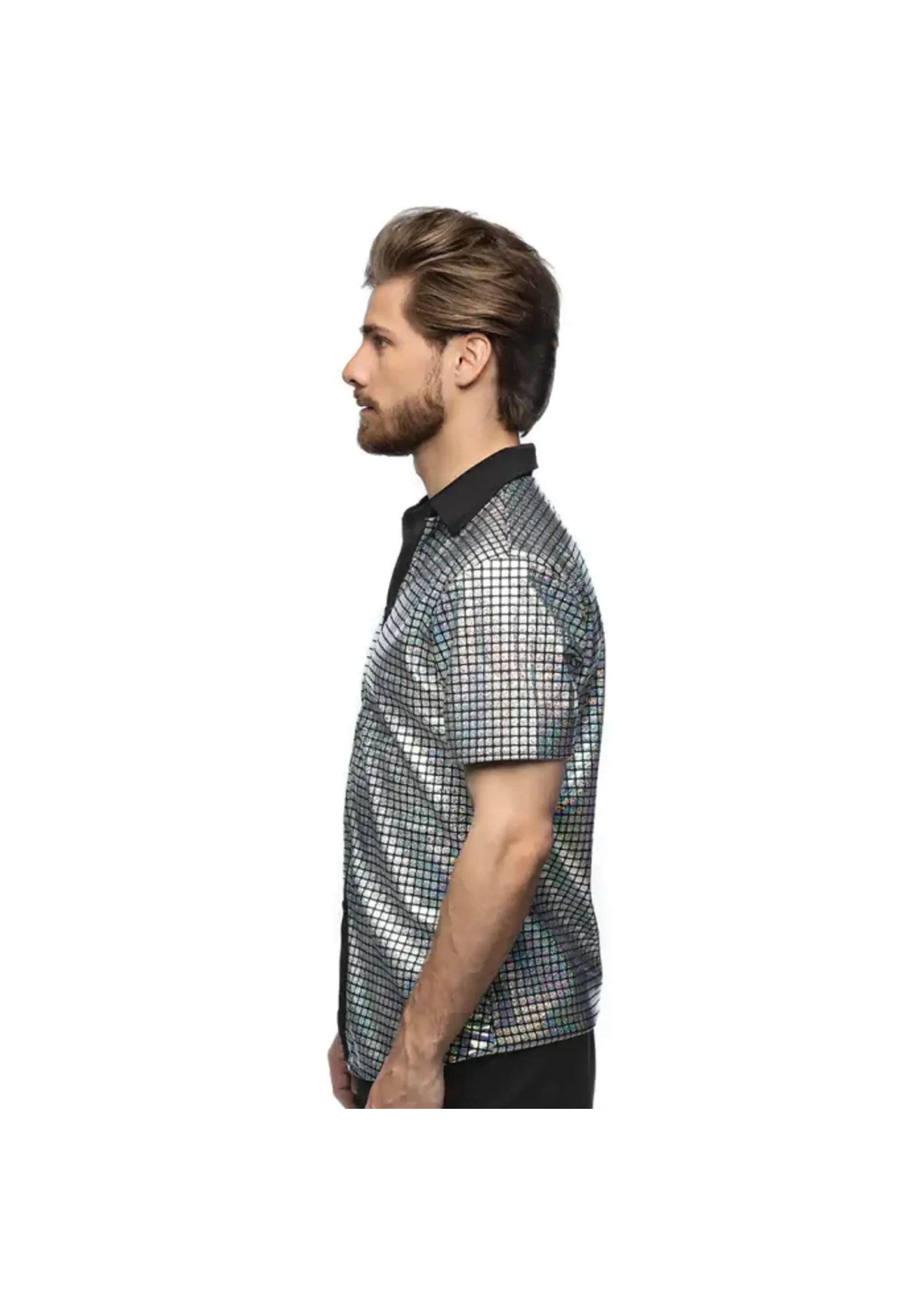 Boland Shirt Disco diamond zilver