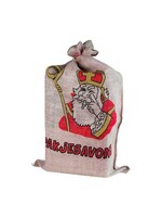 Haza-Witbaard Jute zak van Sinterklaas, bedrukt met 3 kleuren