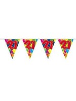 Feestkleding Breda Vlaggenlijn 21 jaar ballonnen - 10 meter
