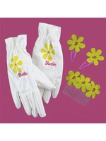 Feestkleding Breda Barbie handschoenen en haaraccessoires