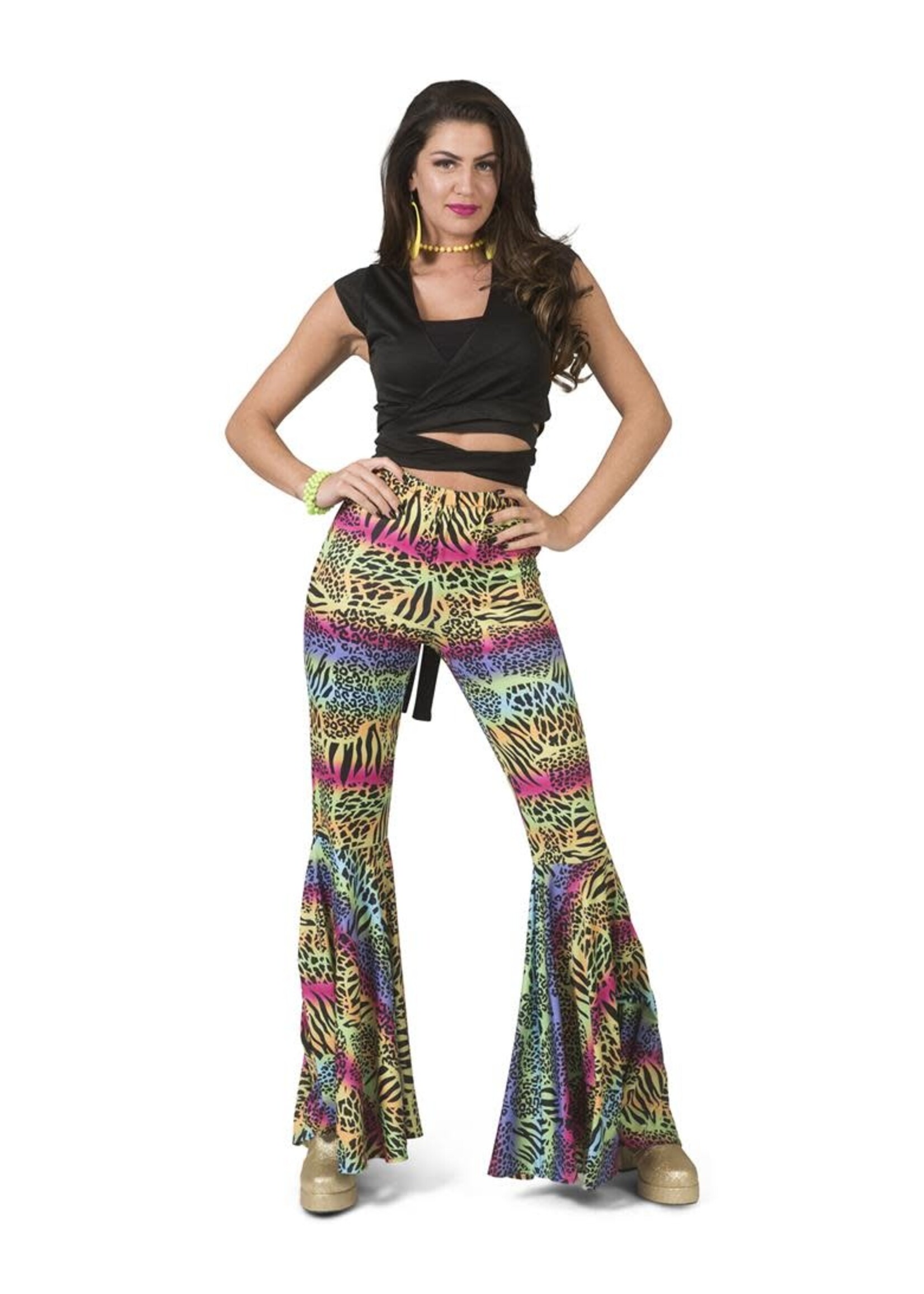 Feestkleding Breda Broek met dieren print