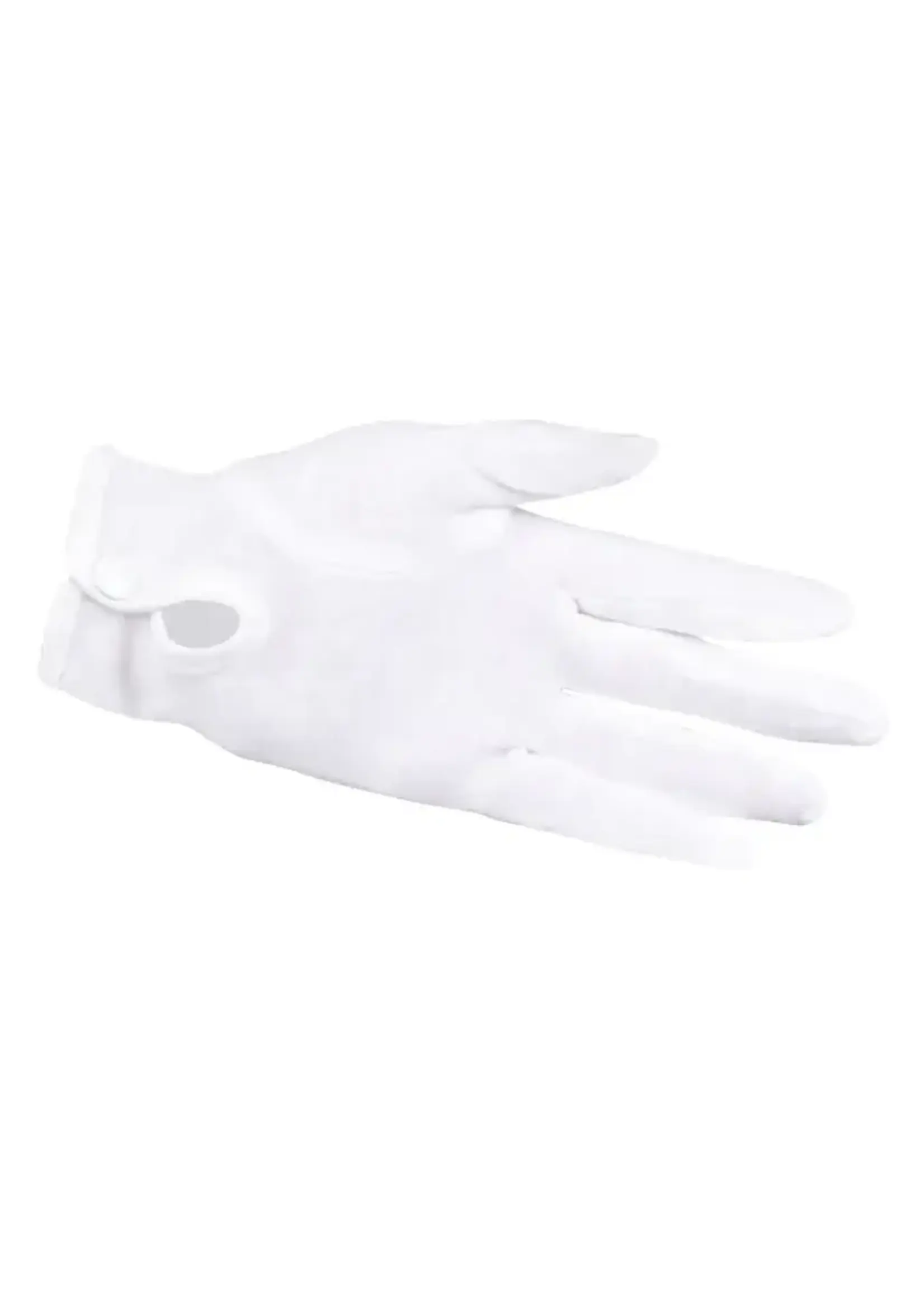 Boland Handschoenen pols met drukknop wit