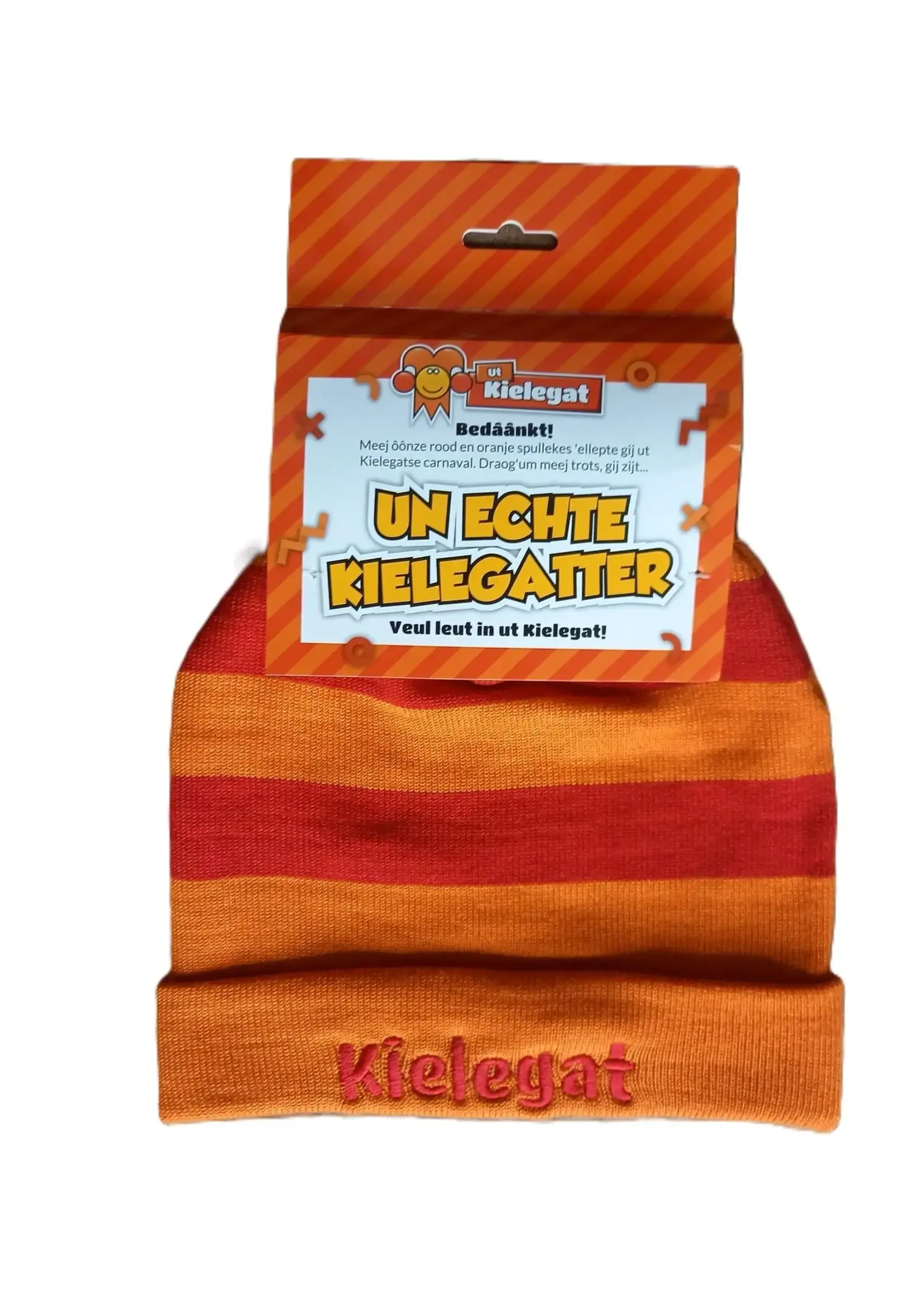 Feestkleding Breda Officiële Kielegat® muts met pom en logo