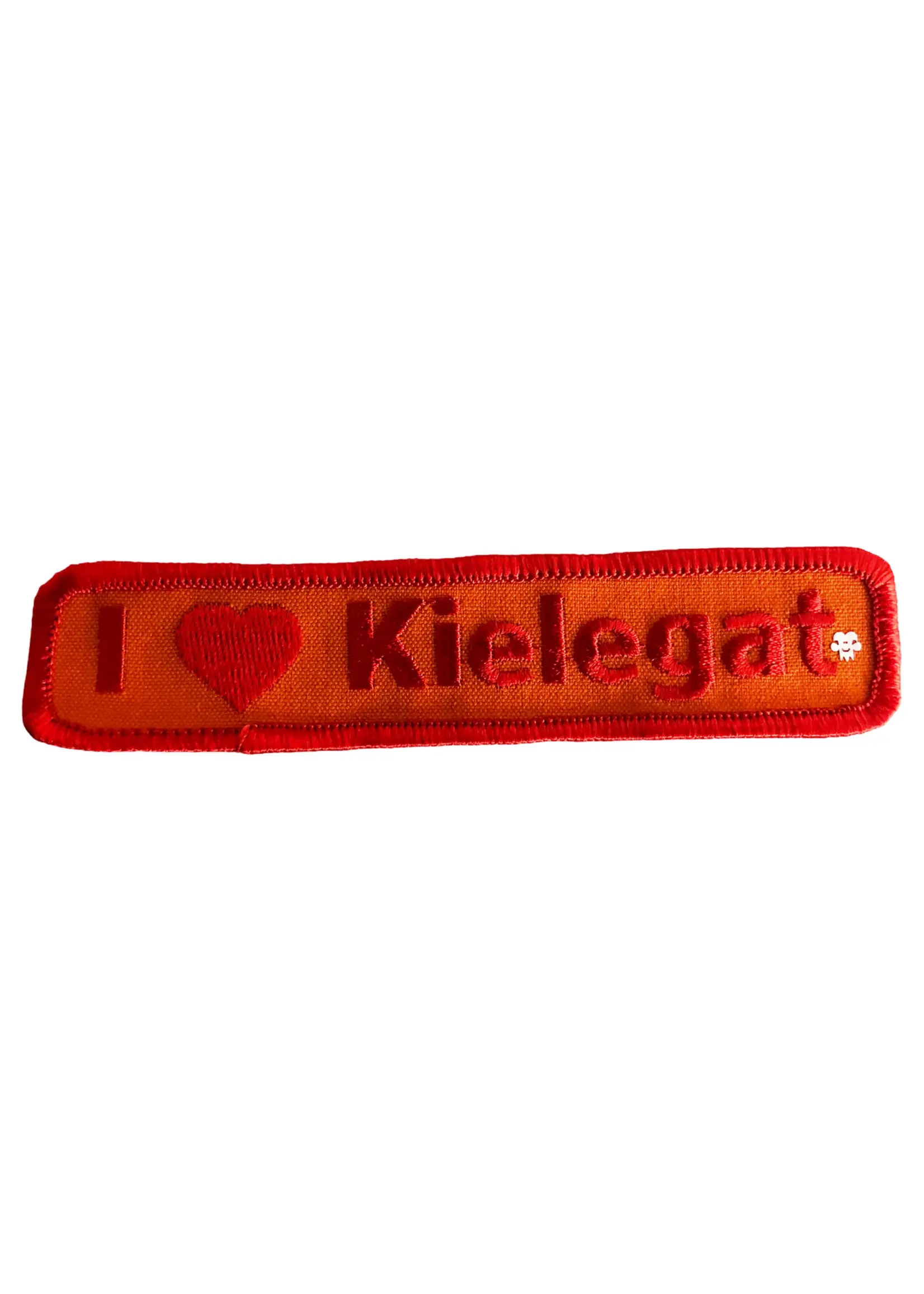Feestkleding Breda Officieel Kielegat® Borduurembleem 'I love Kielegat' EMB-085