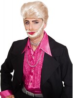 Feestkleding Breda Pruik man blond