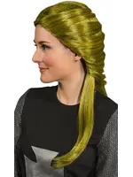 Feestkleding Breda Pruik elf-groen