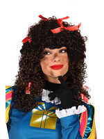 Thetru Pruik Pepita Bruin-Rood