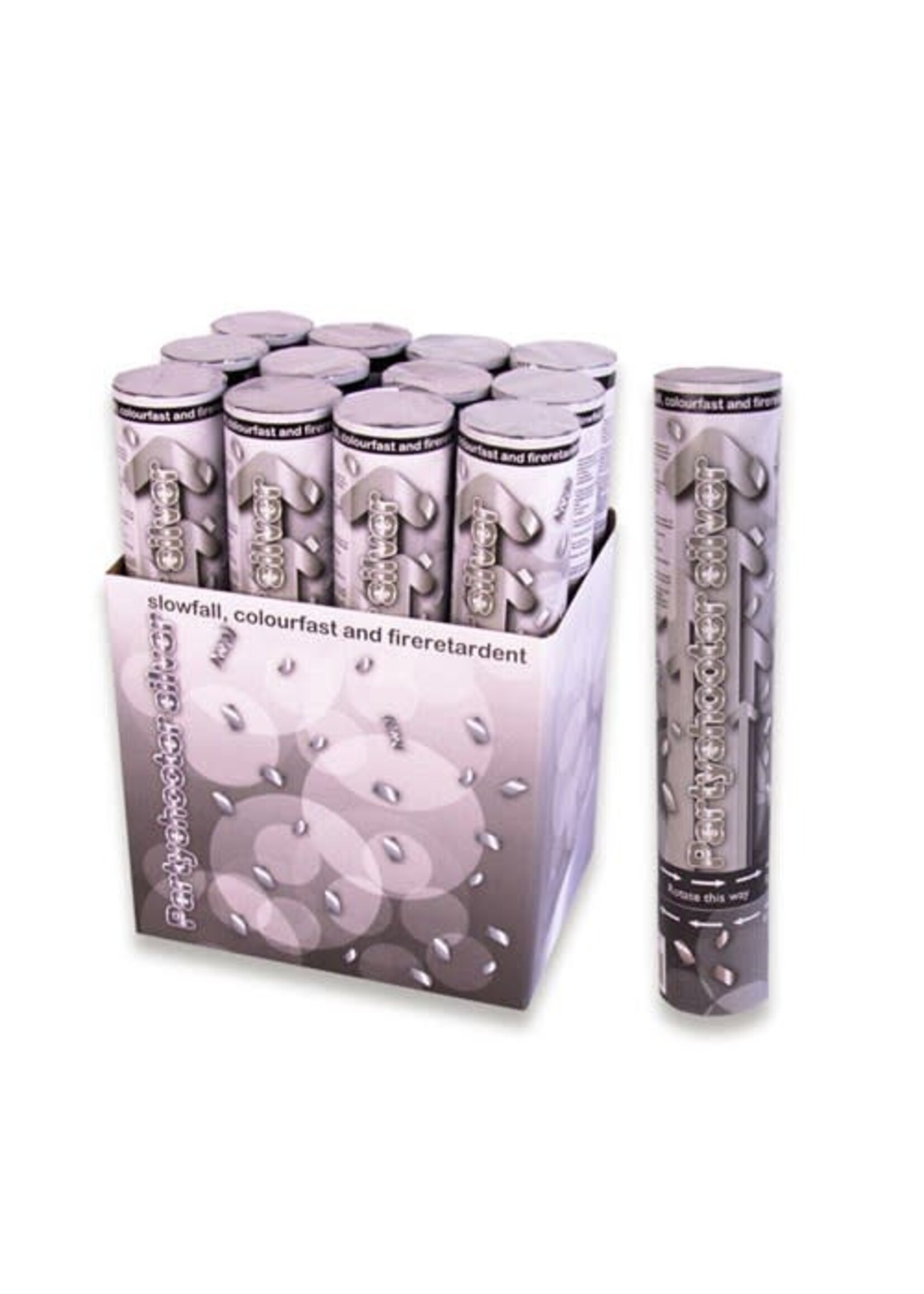 Haza-Witbaard Confetti shooter zilver (30cm)