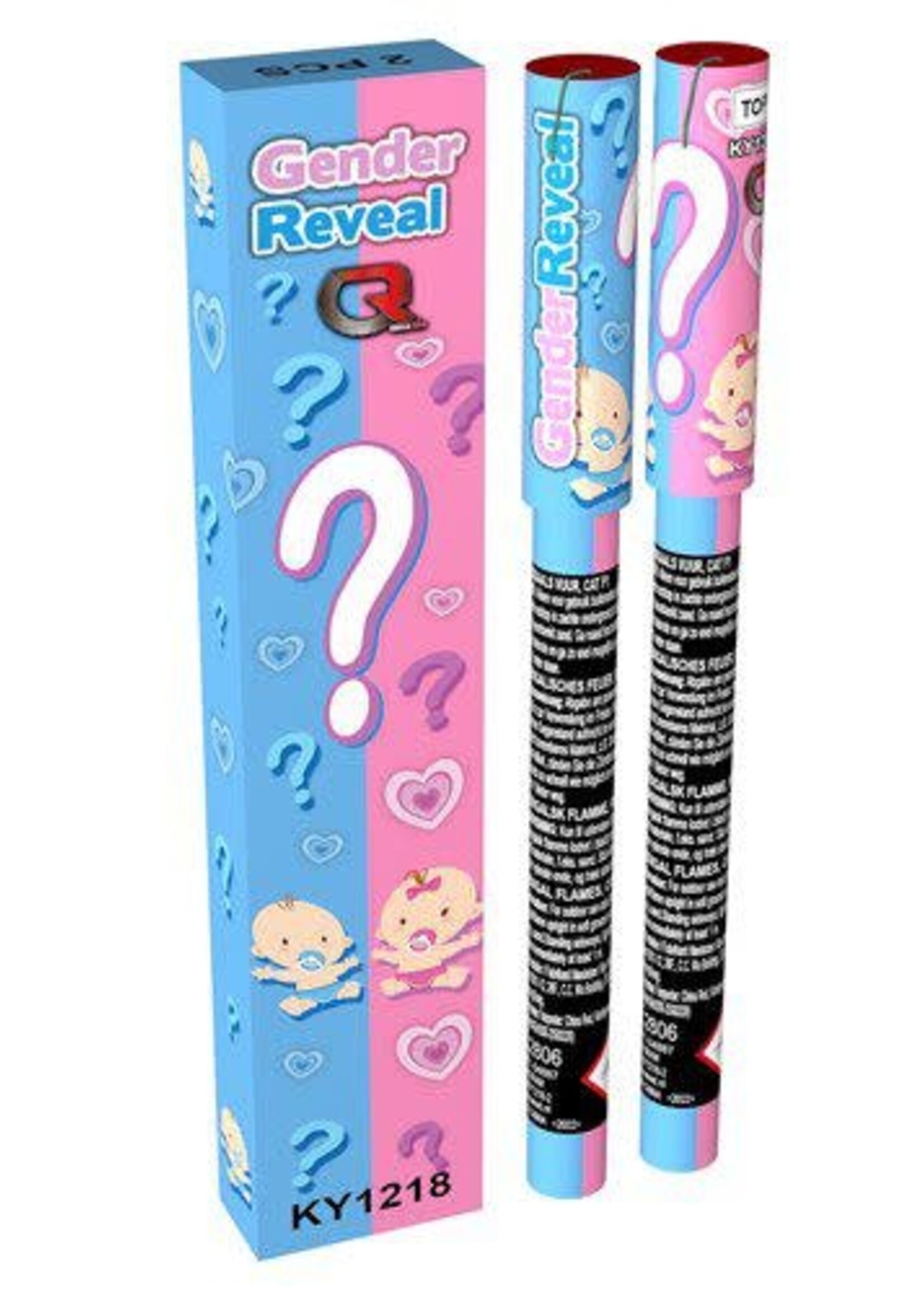 Haza-Witbaard Bengaals vuur gender reveal (2st)