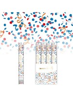 Haza-Witbaard Confetti shooter rood/wit/blauw/oranje (40cm)