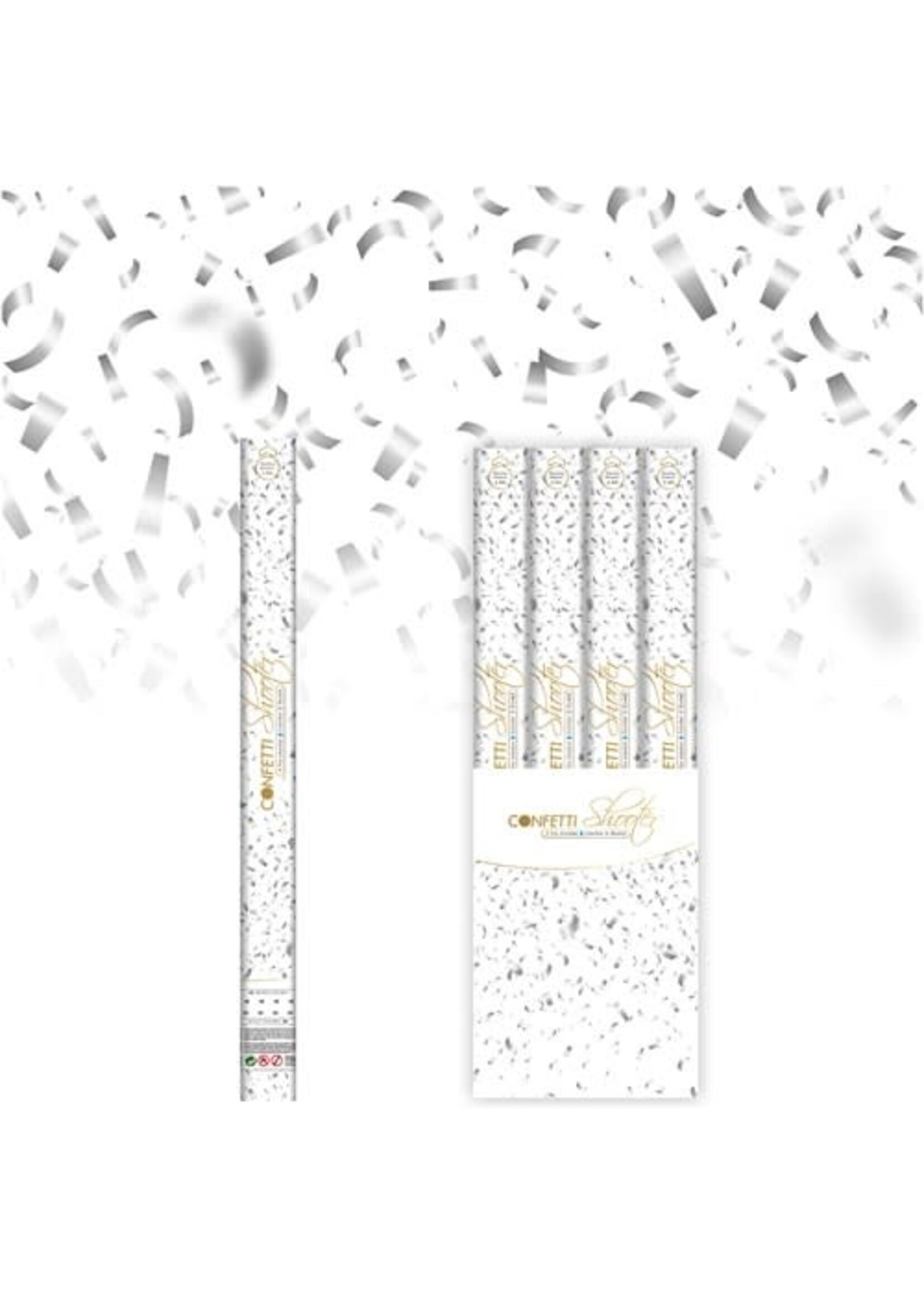Haza-Witbaard Confetti shooter zilver 60cm brandvertragend