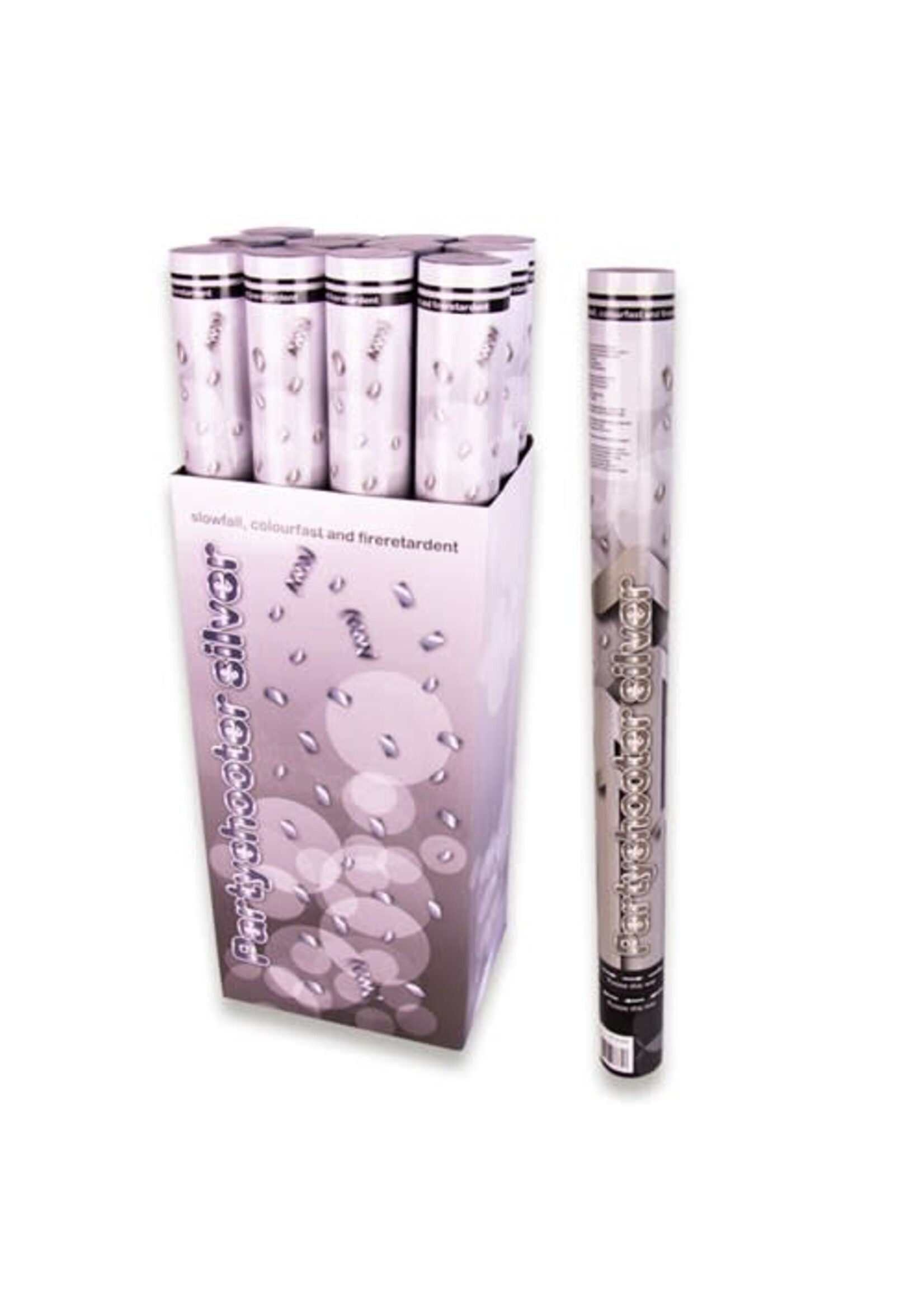 Haza-Witbaard Confetti shooter zilver brandvertragend (60cm)