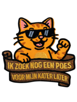 Feestkleding Breda Embleem Ik zoek nog een poes EMB-096