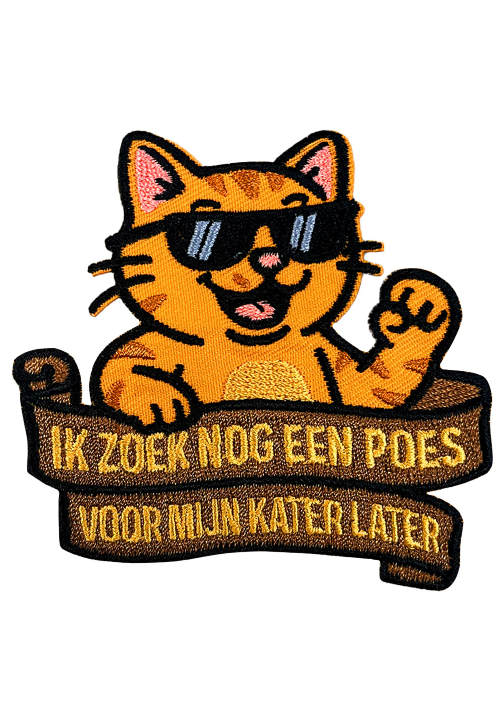 Feestkleding Breda Embleem Ik zoek nog een poes EMB-096