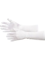 Feestkleding Breda Handschoenen wit satijn