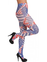 Feestkleding Breda Panty US vlag