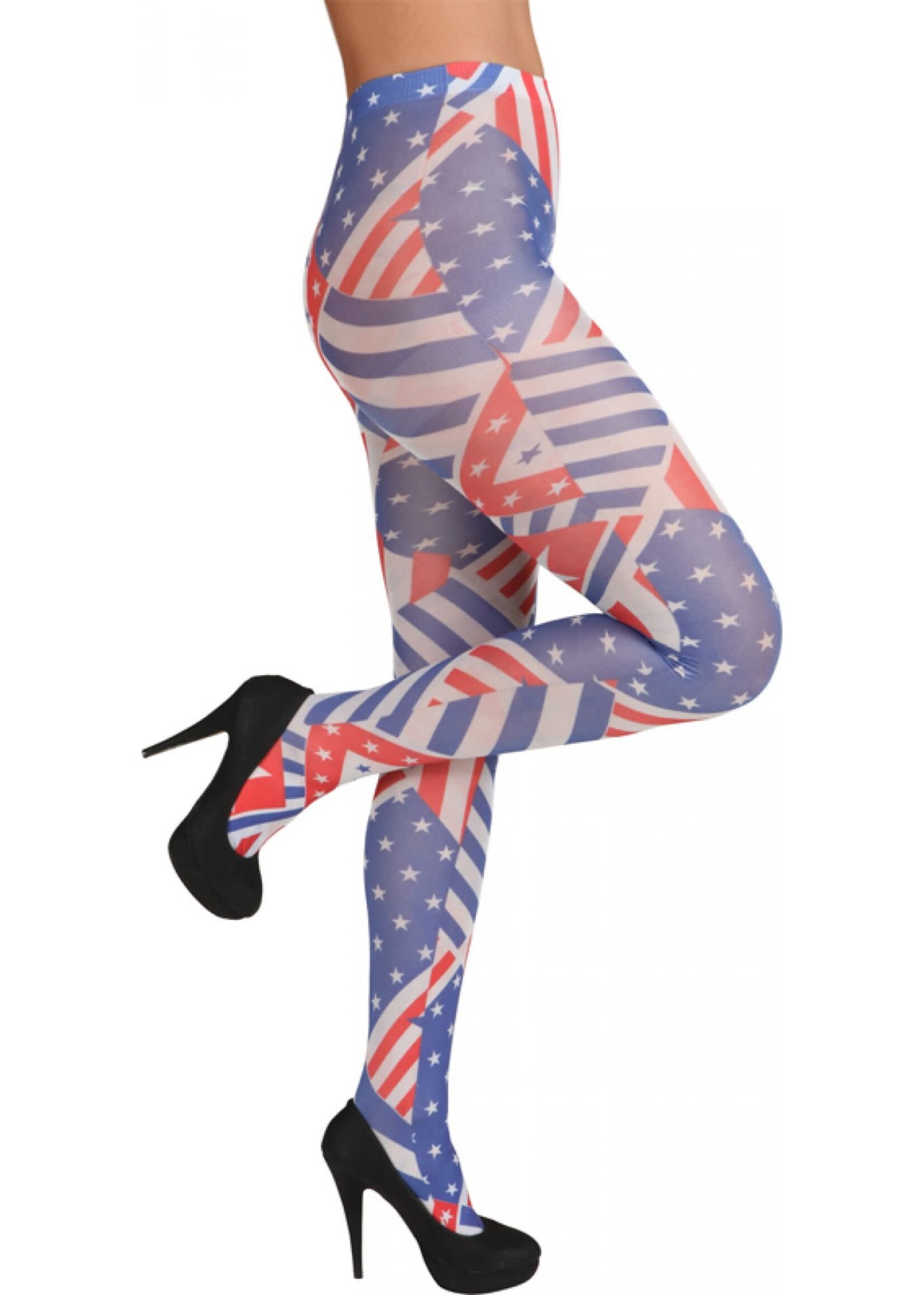 Feestkleding Breda Panty US vlag