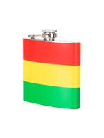 Feestkleding Breda Drinkflesje rood-geel-groen