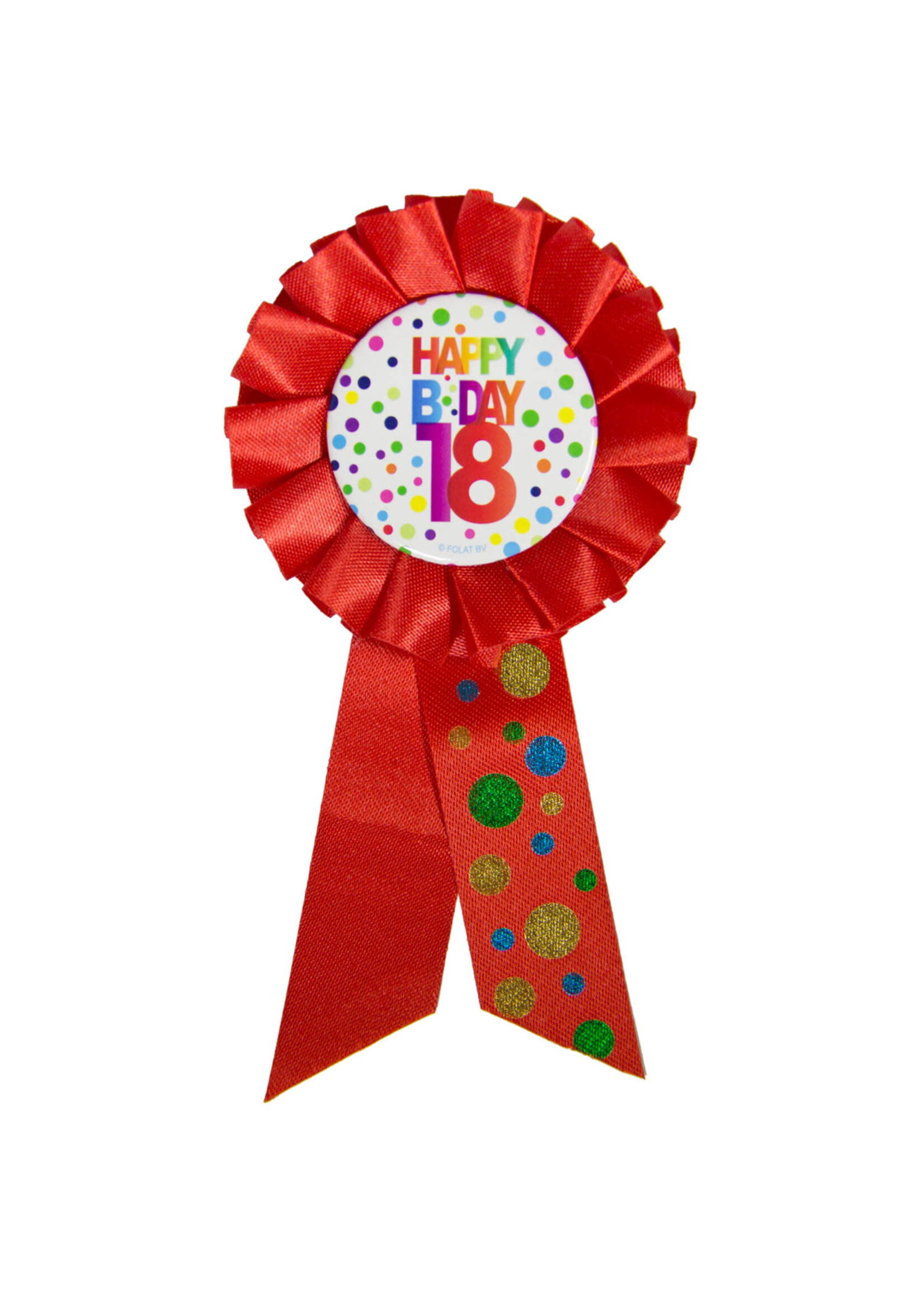 Feestkleding Breda 18 Jaar Happy Birthday Stippen Rozet