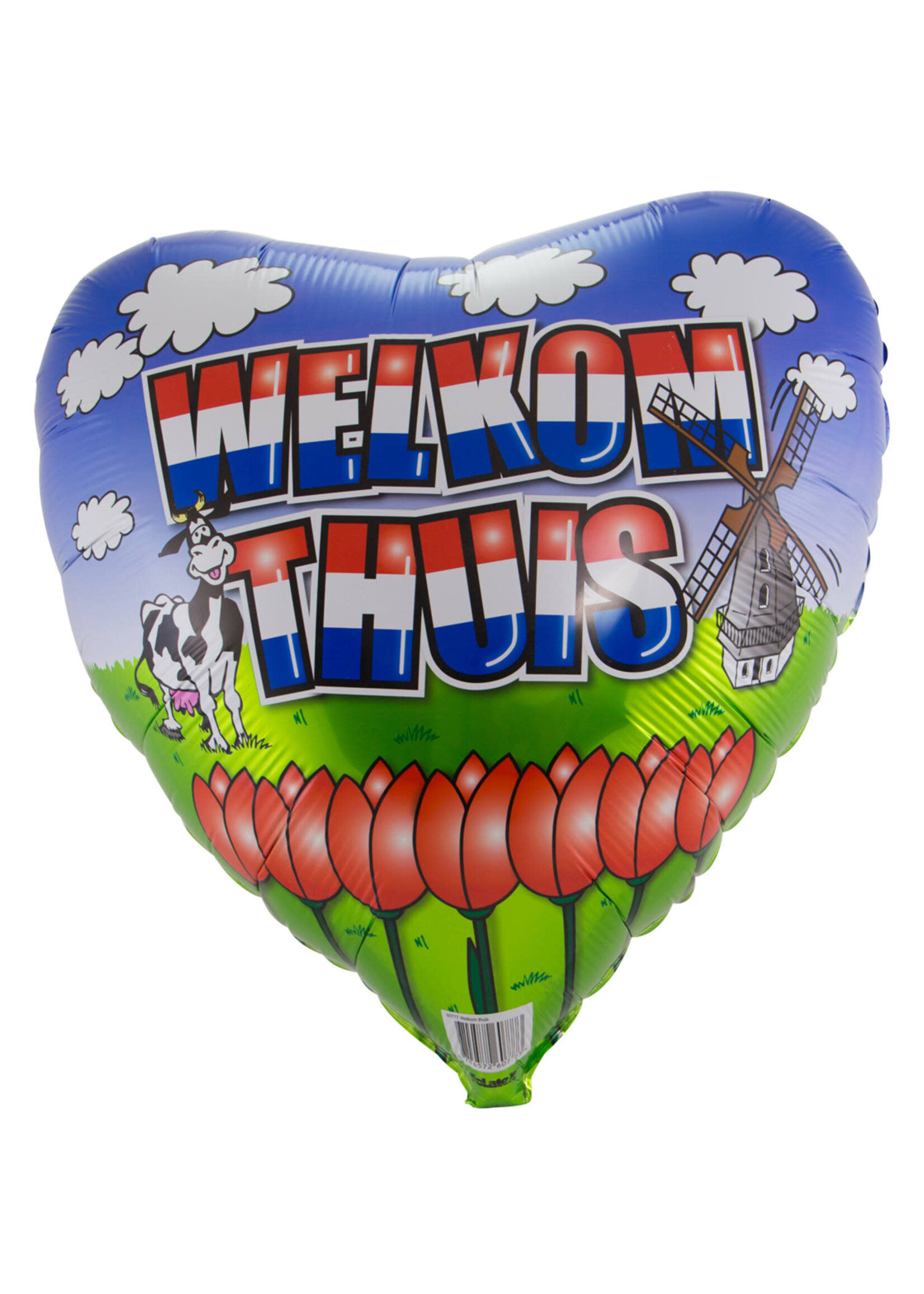 Feestkleding Breda Welkom Thuis Hartballon - 45 cm