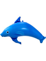 Feestkleding Breda Dolfijn folieballon - 99x70cm