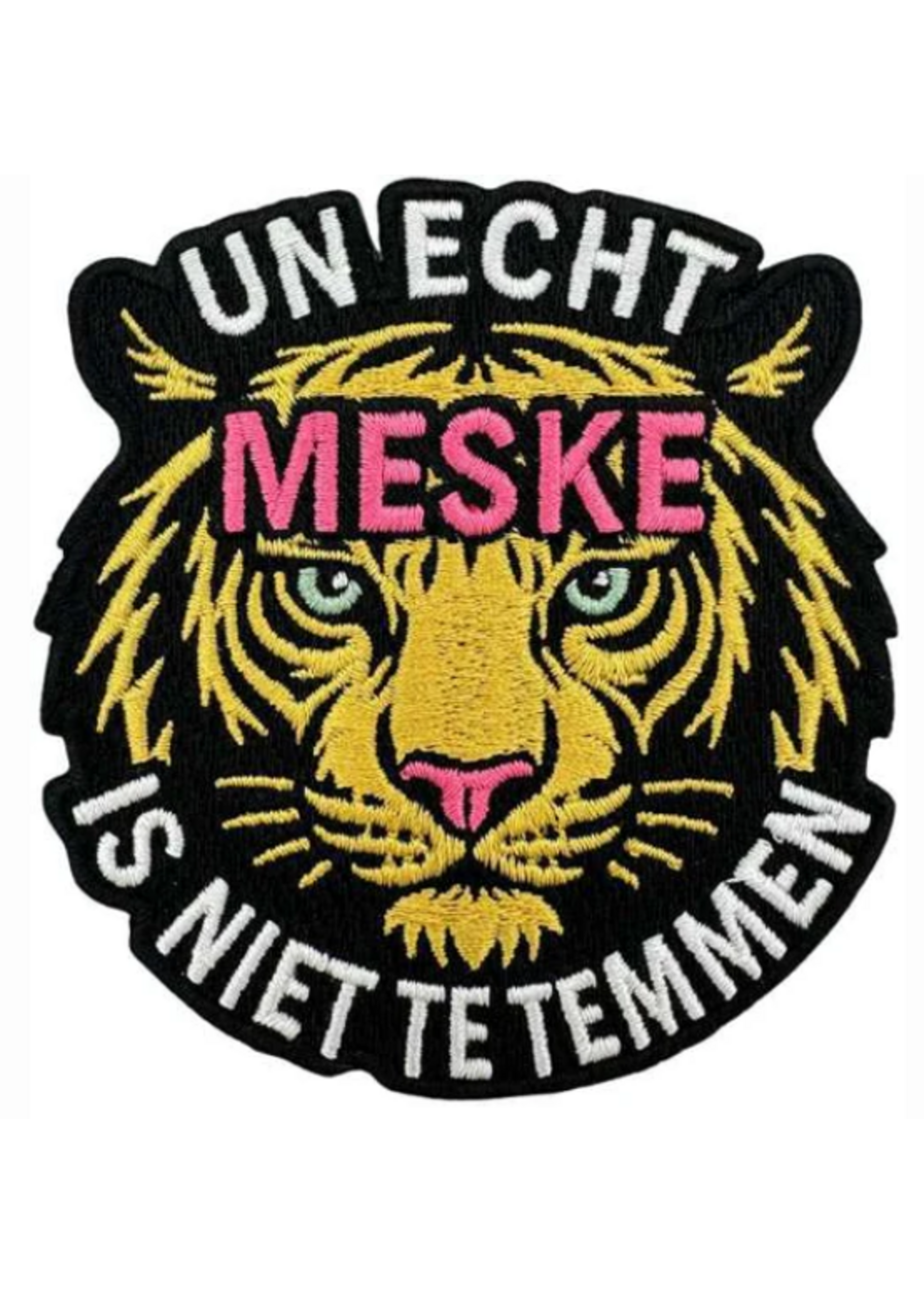 Feestkleding Breda Embleem un echt meske is niet te temmen EMB-120