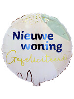 Feestkleding Breda Folieballon 'Gefeliciteerd! Nieuwe Woning