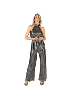 Feestkleding Breda Kostuum "Disco Queen" Zilver