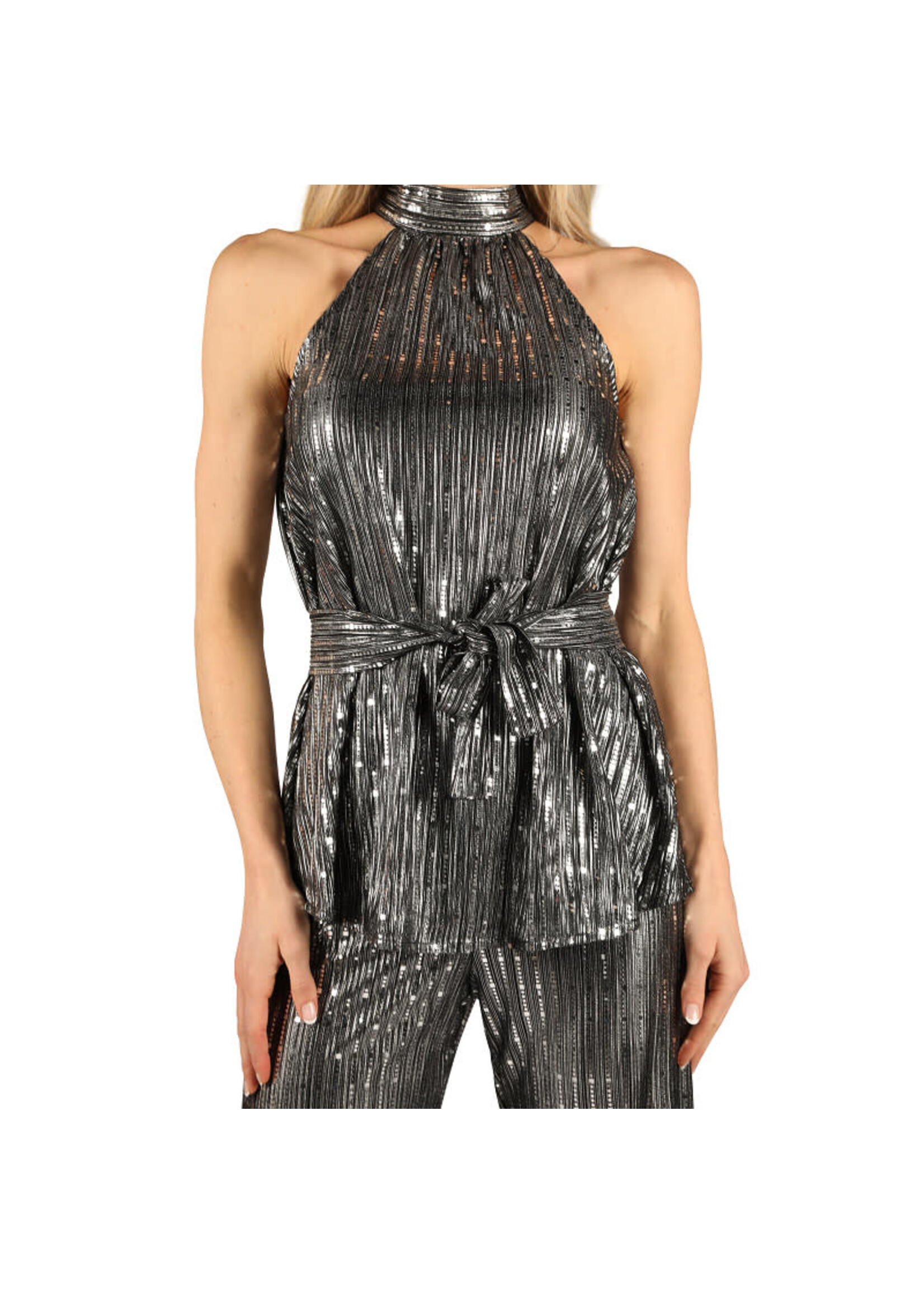 Thetru Kostuum "Disco Queen" Zilver