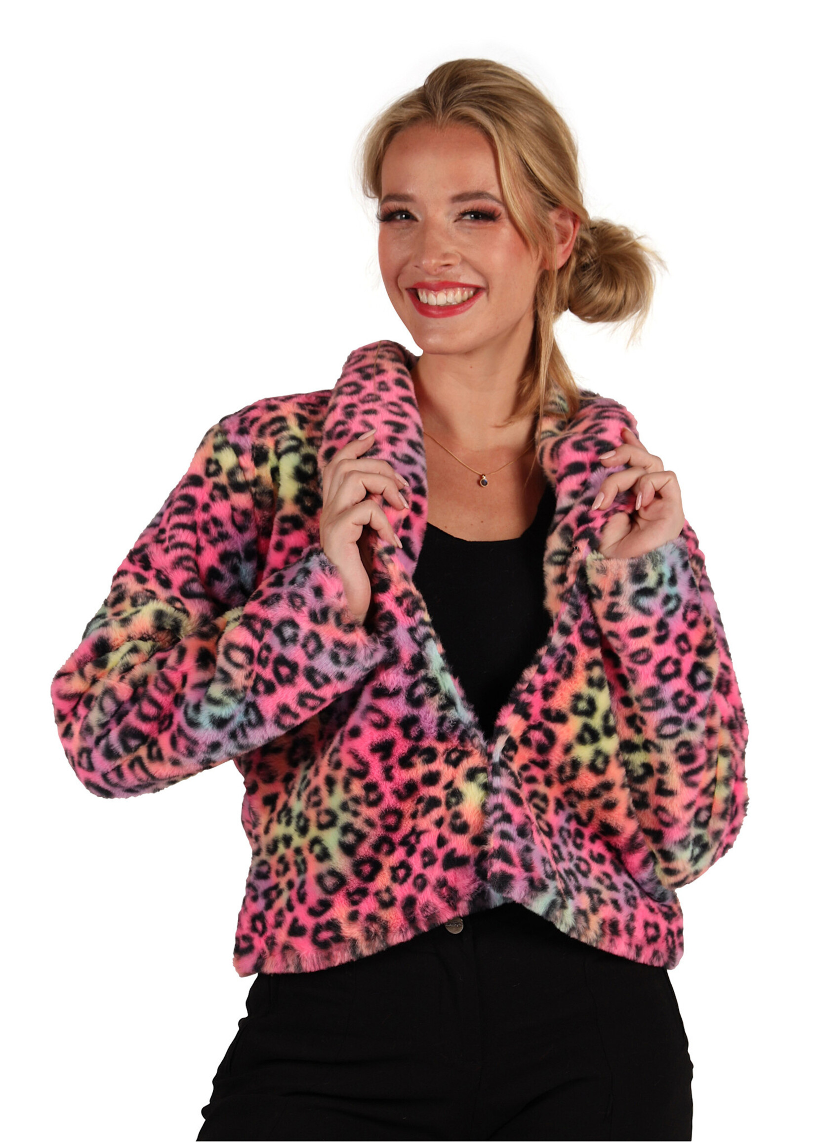 Thetru Bontjasje "Animal" Neon Panter