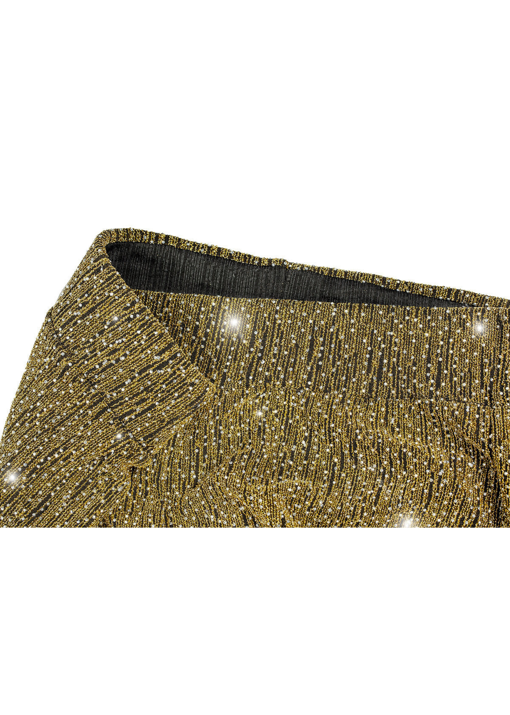 Thetru Party glitter broek flared goud