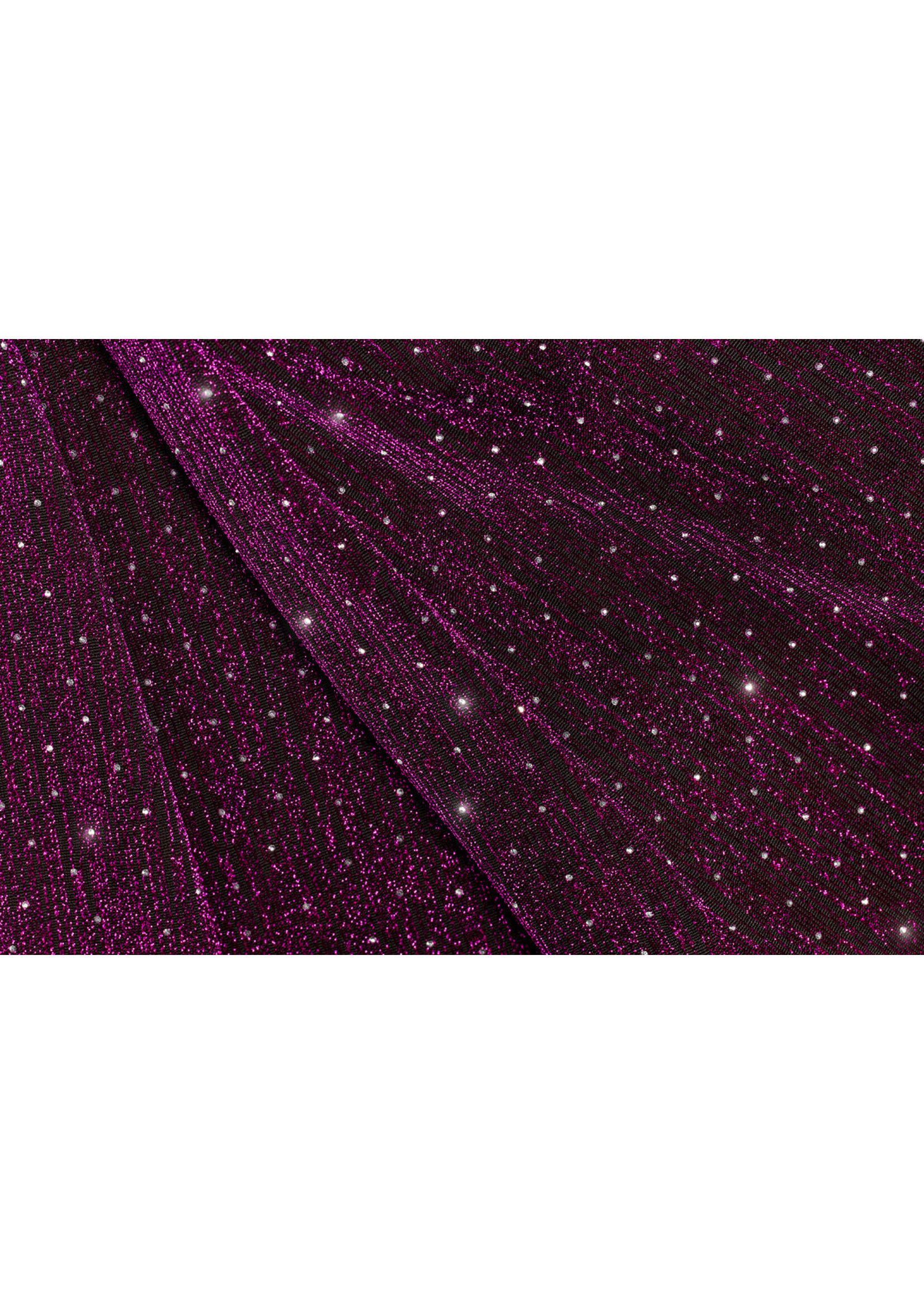 Thetru Party glitter broek flared paars