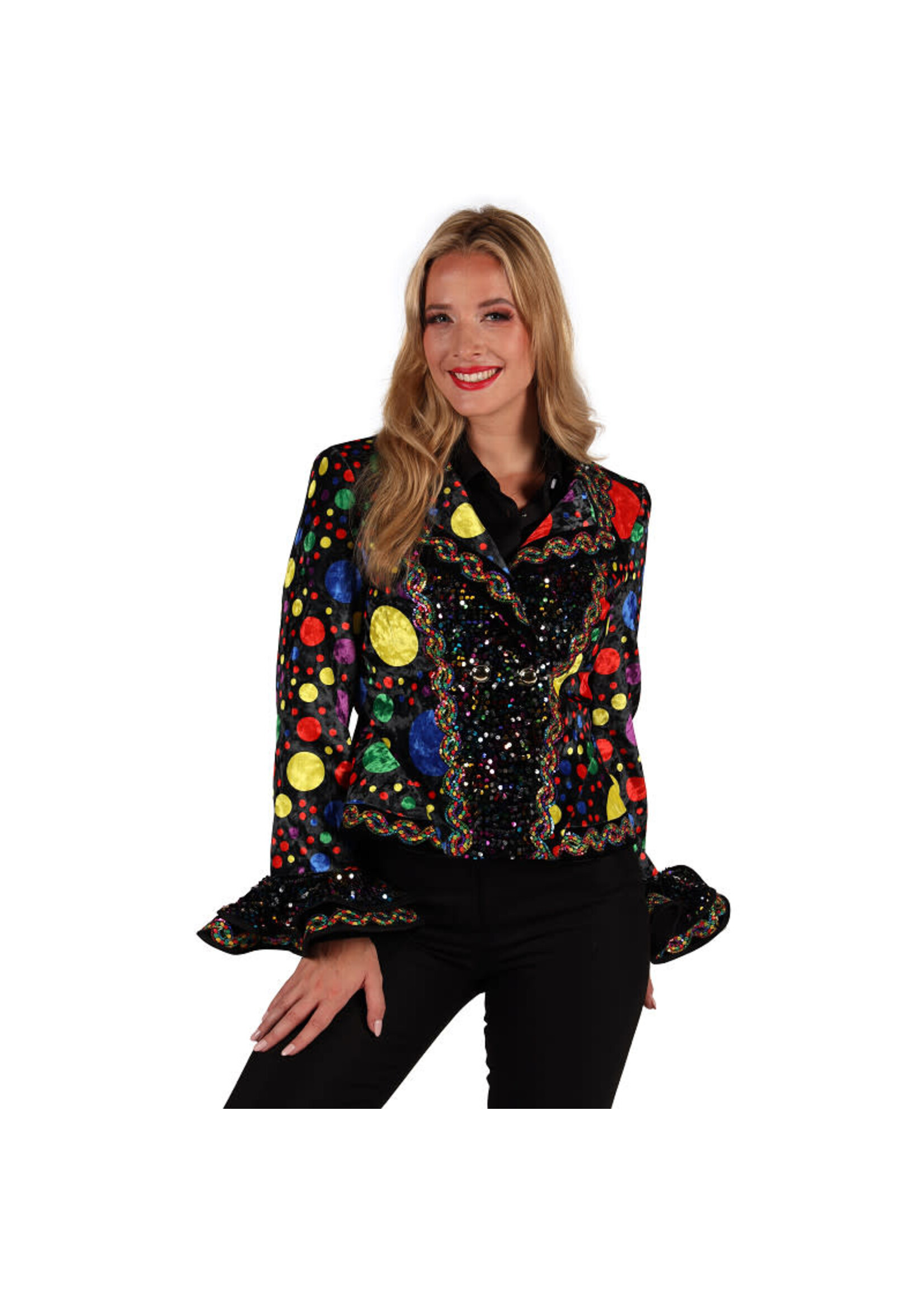 Feestkleding Breda Damesjas "1000 stars", Mix van kleuren